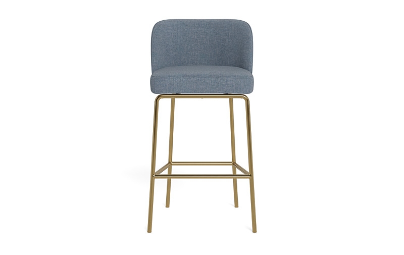 Graham Metal Framed Upholstered Bar Stool - Image 0