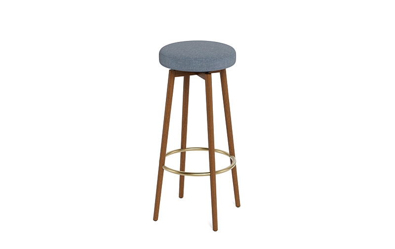 Caspine Upholstered Counter Stool - Image 3