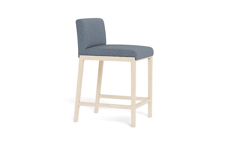 Callen Wood Framed Upholstered Stool - Image 1