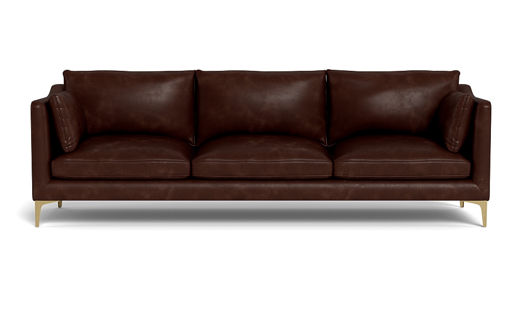Caitlin Leather 3-Seat Sofa - Image 0
