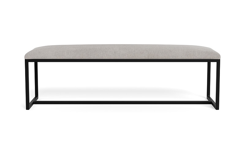 Fritz Metal Framed Upholstered Bench - Image 0