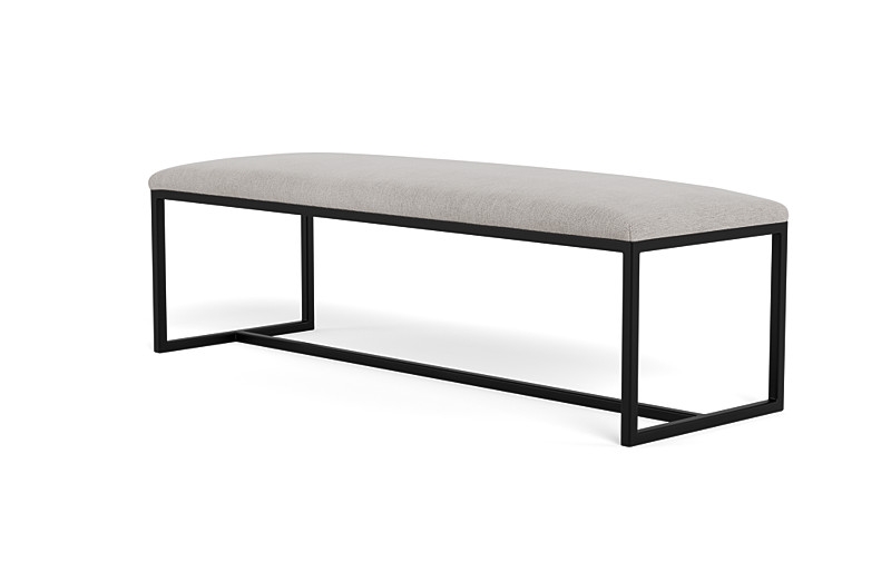 Fritz Metal Framed Upholstered Bench - Image 2