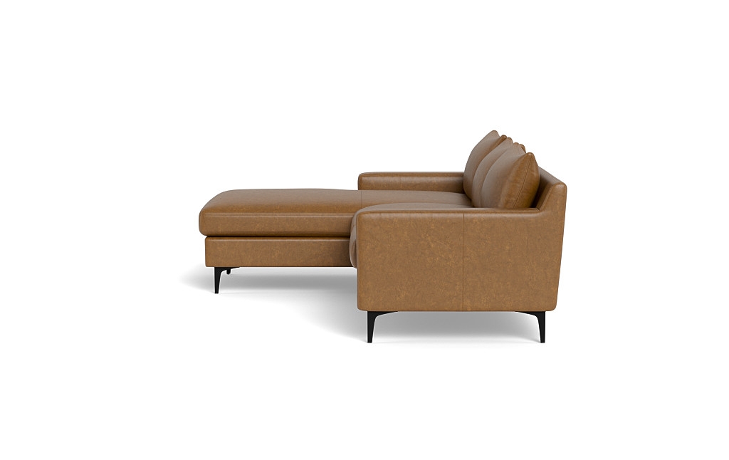 Sloan Leather  Chaise Sectional - Image 3