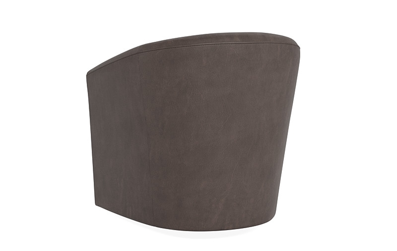 Tegan Leather Swivel Chair - Image 2