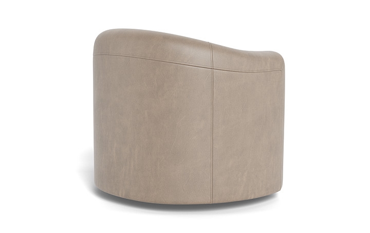 Fiona Leather Swivel Chair - Image 1