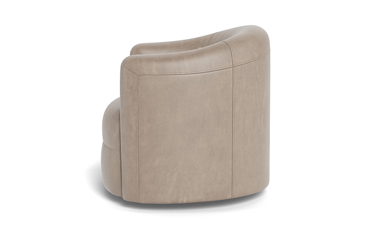 Fiona Leather Swivel Chair - Image 3