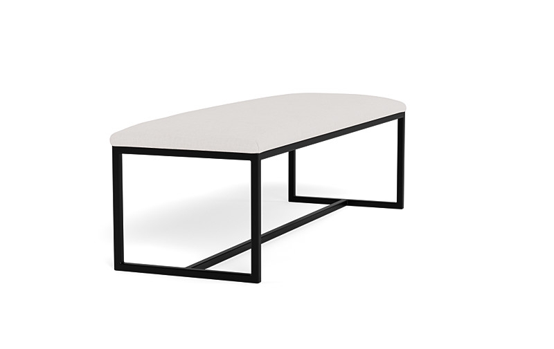 Fritz Metal Framed Upholstered Bench - Image 1