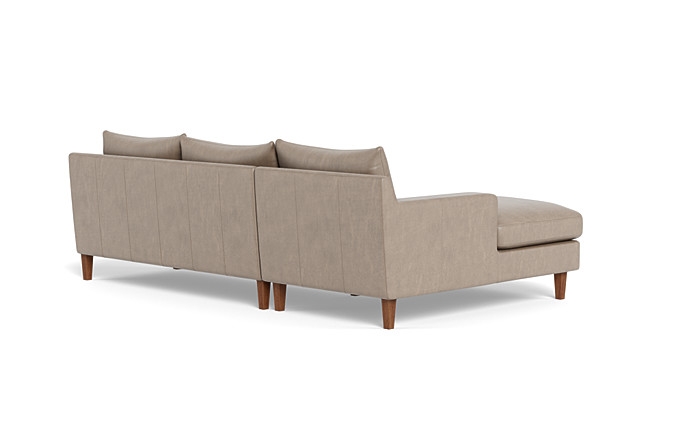 Sloan Leather  Chaise Sectional - Image 1