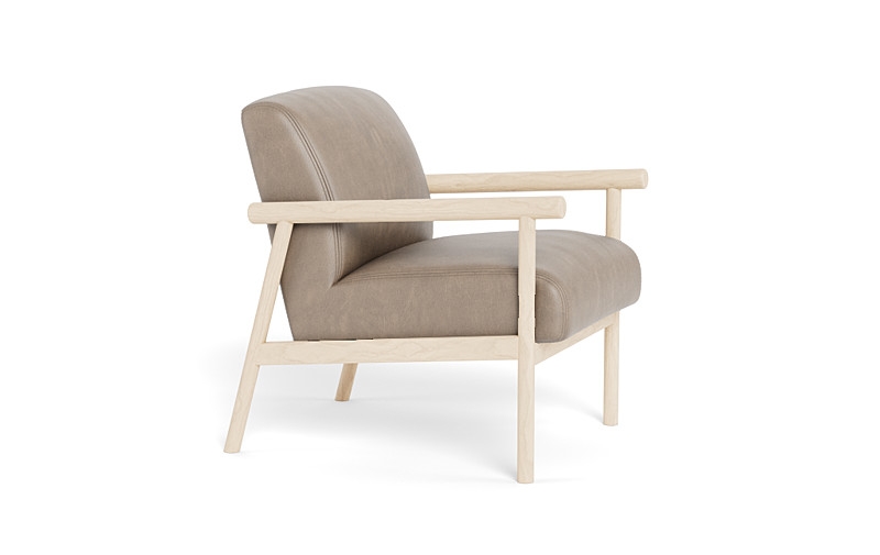 Harris Leather Accent Chair - Image 1