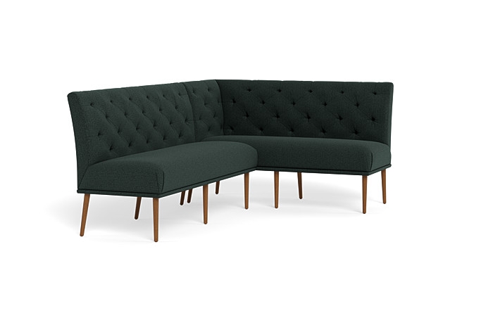 Dorian Upholstered Right Banquette with Tufting Option - Image 4