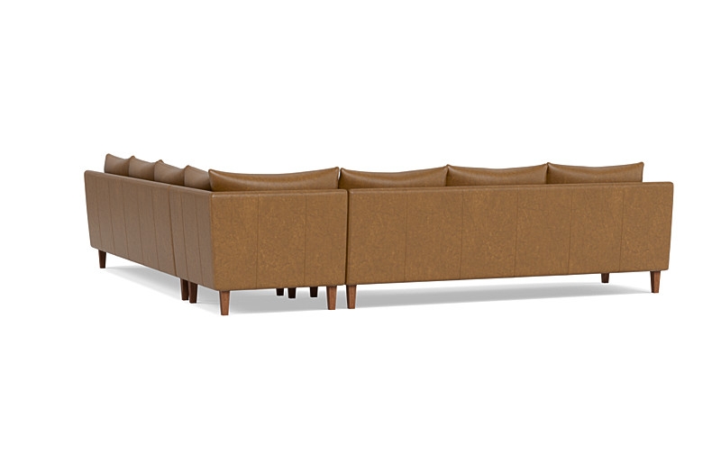 Sloan 6-Seat Leather Corner Sectional Sofa - Image 2