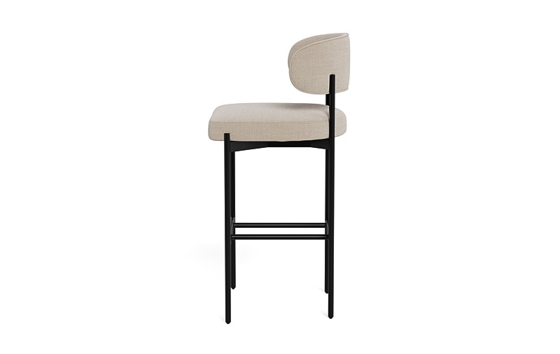 Hollis Metal Framed Upholstered Bar Stool - Image 4