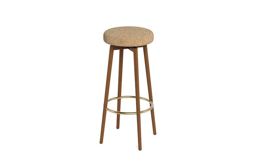 Caspine Upholstered Counter Stool - Image 4