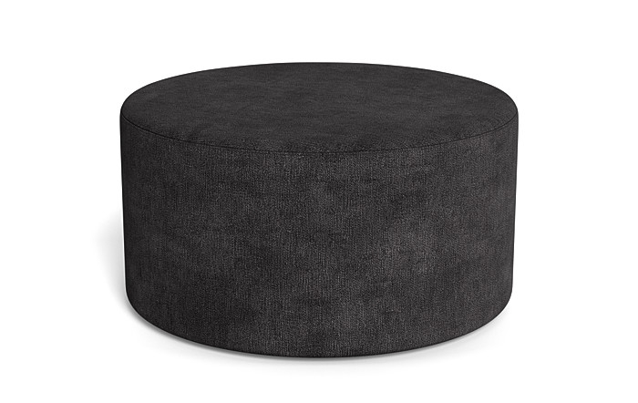 Colten Round Coffee Table Ottoman - Image 1