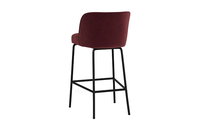 Graham Metal Framed Upholstered Bar Stool - Image 1
