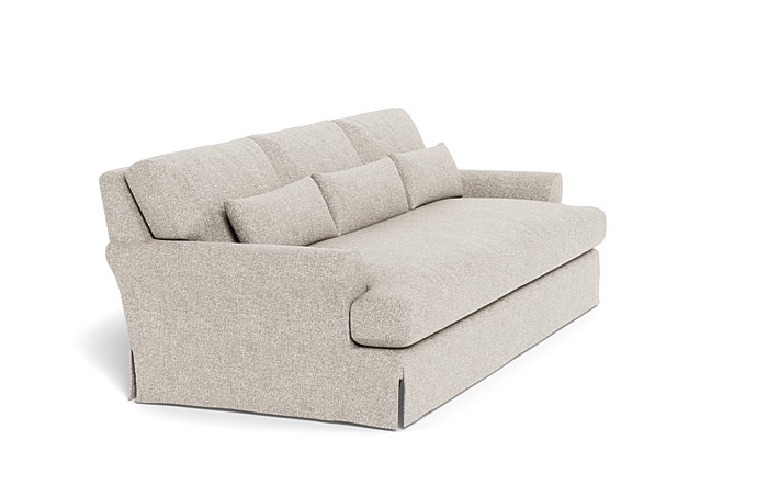 Maxwell Slipcovered Sofa, OPAL Performance Textured Weave / Down alterrnative fill, 82"W x 37"D - Image 4