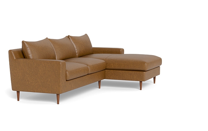 Sloan Leather  Chaise Sectional - Image 4