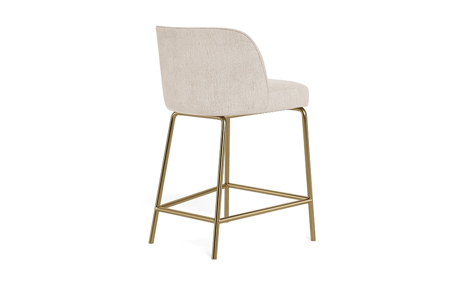 Graham Metal Framed Upholstered Counter Stool - Image 4