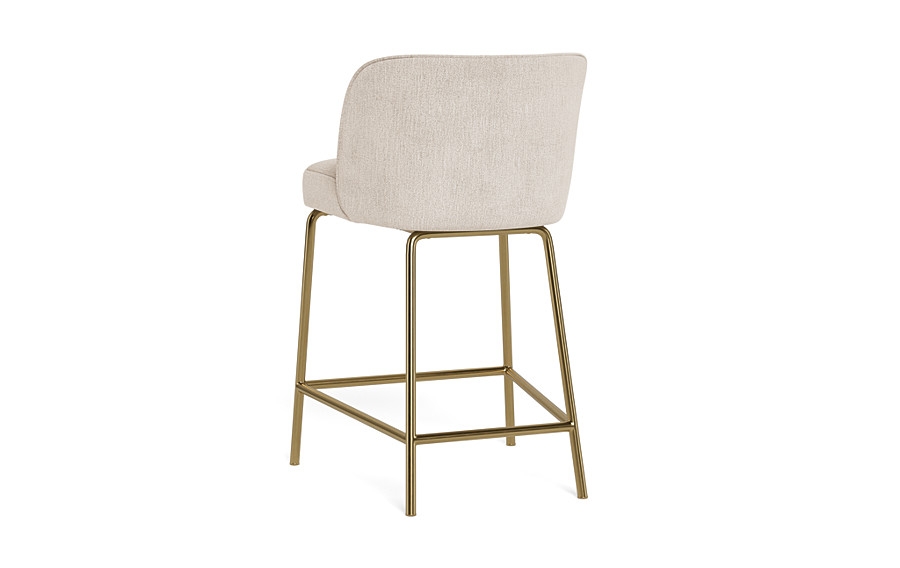 Graham Metal Framed Upholstered Counter Stool - Image 1