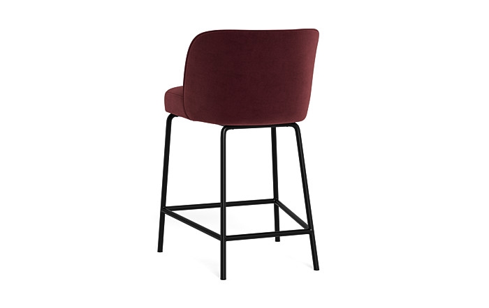 Graham Metal Framed Upholstered Counter Stool - Image 3
