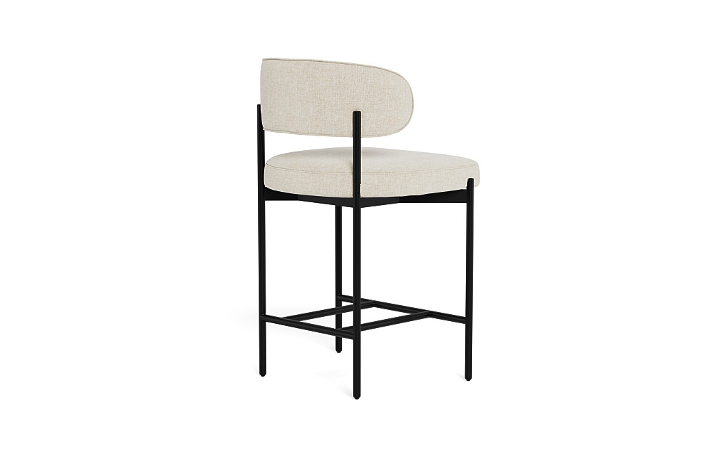 Hollis Metal Framed Upholstered Counter Stool - Image 2