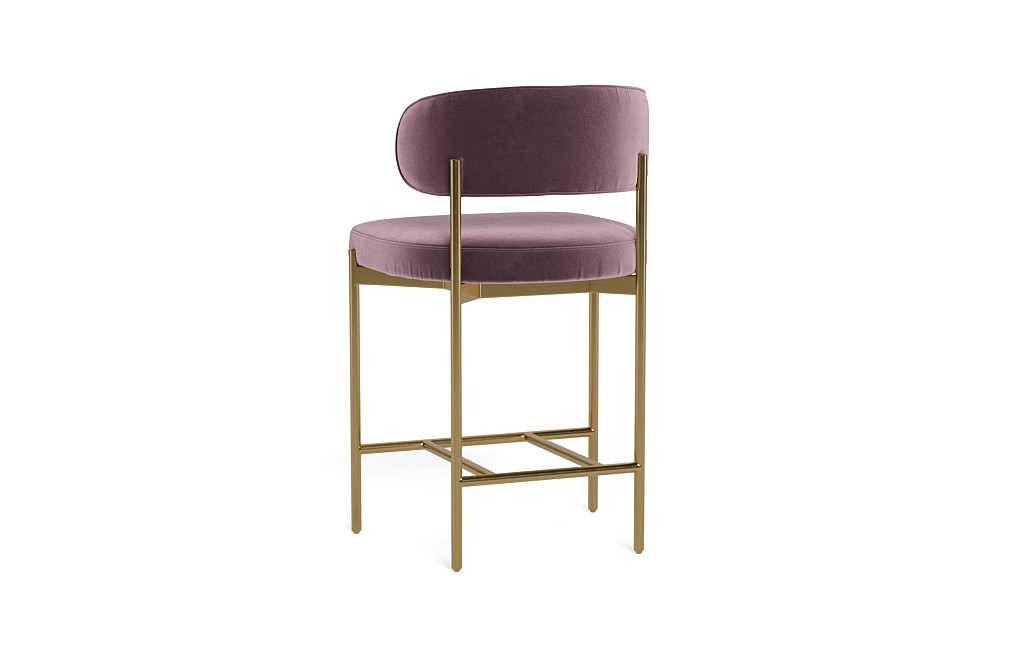 Hollis Metal Framed Upholstered Counter Stool - Image 3