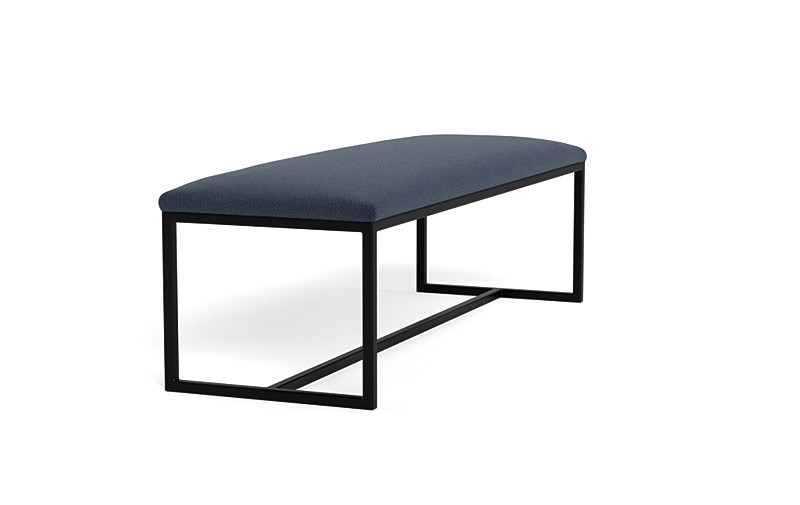 Fritz Metal Framed Upholstered Bench - Image 3