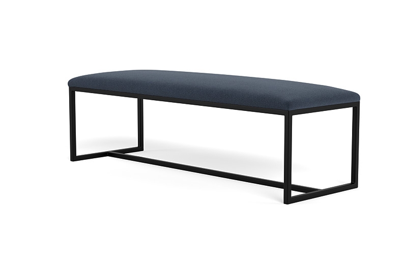 Fritz Metal Framed Upholstered Bench - Image 1