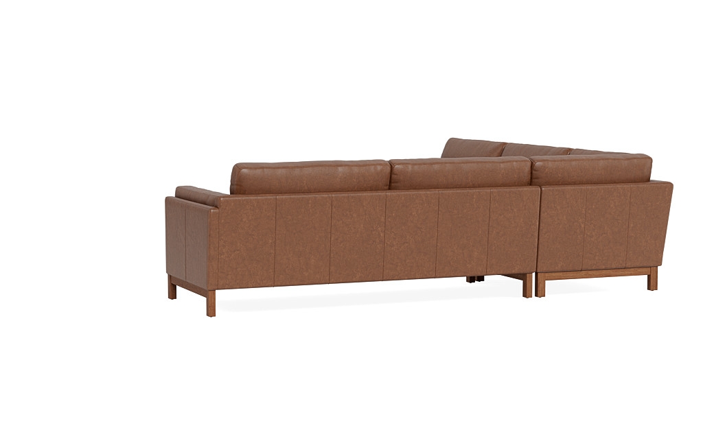 Gaby Leather 4-Seat Corner Sectional - Image 2