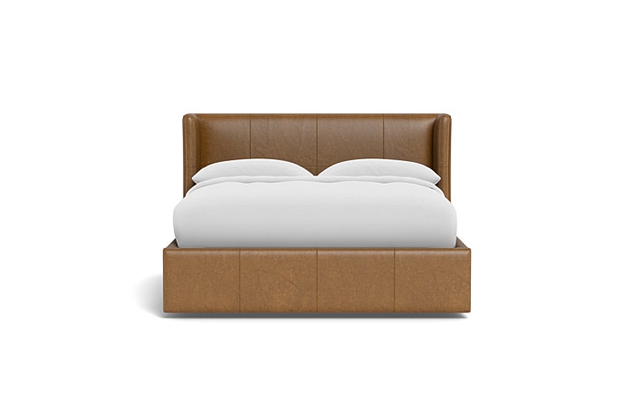 Graham Leather Upholstered Bed with Storage Option - Image 0