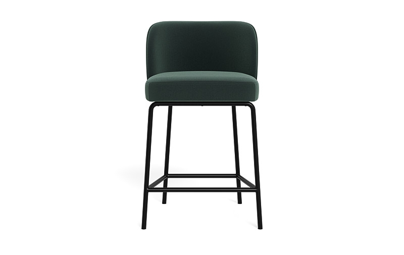 Graham Metal Framed Upholstered Counter Stool - Image 0
