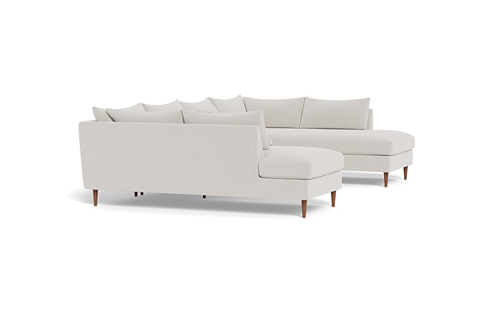 Sloan 3-Piece U-Bumper Sectional - Image 2