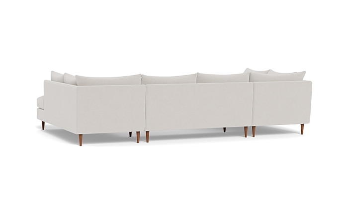 Sloan 3-Piece U-Bumper Sectional - Image 4