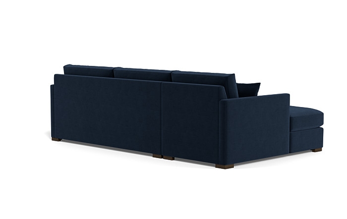 Scarlett  Chaise Sectional / Navy Performance Velvet - Image 3