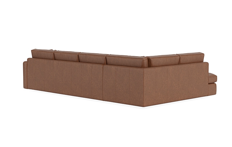 James Leather 4-Seat Left Bumper Sectional - Image 2