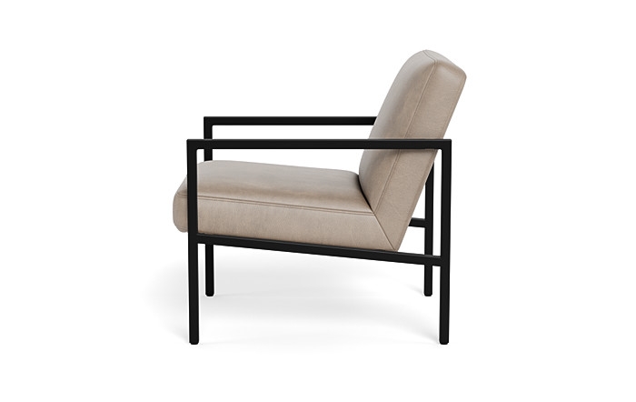 Fritz Leather Accent Chair - Image 3