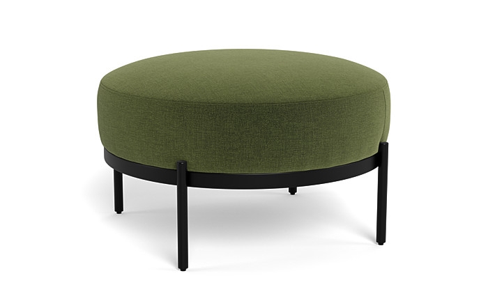 Kyle Round Stool Ottoman - Image 1