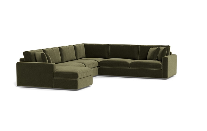 James 4-Piece 5-Seat Corner Chaise Sectional Left - Image 3