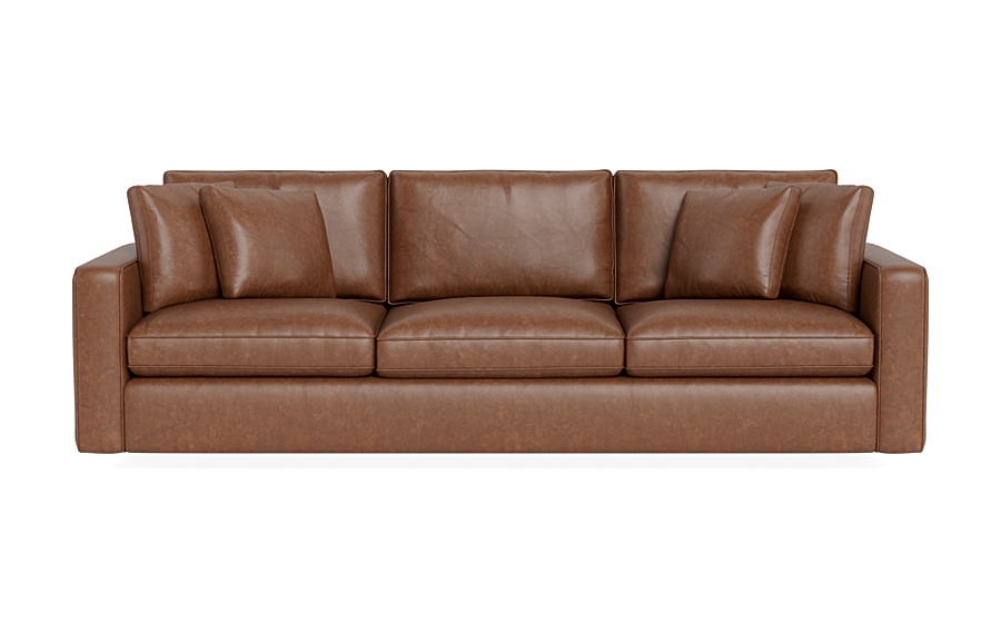 James Leather 3-Seat Sofa - Image 0