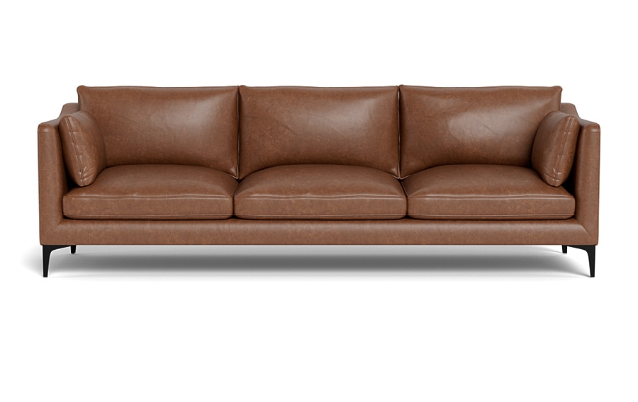 Caitlin Leather 3-Seat Sofa - Image 0