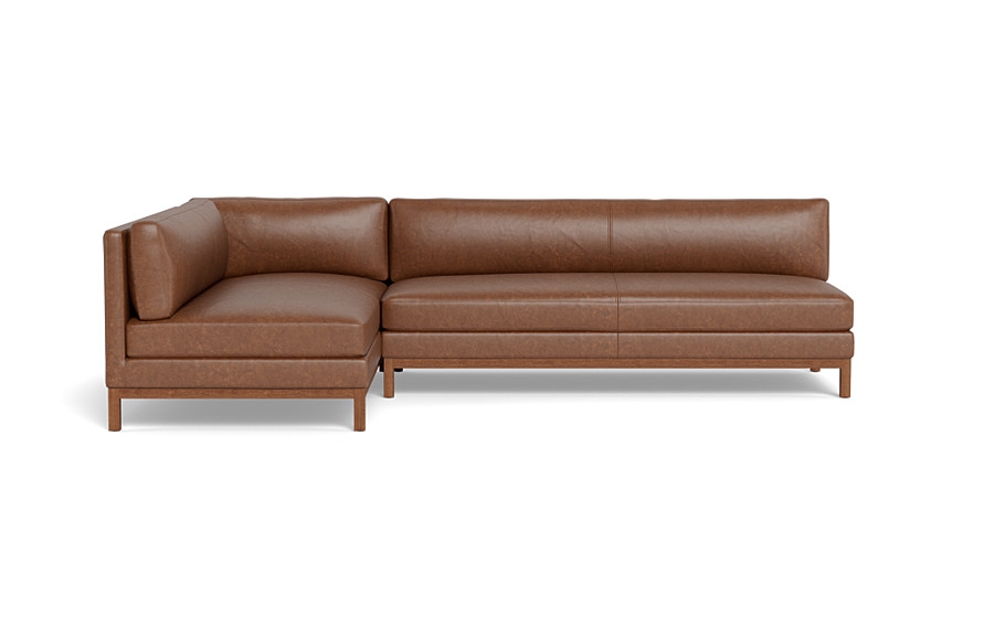 Jasper Leather  Chaise Sectional - Image 0