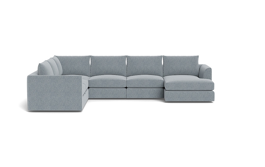 Beckham Modular 5-Seat Corner Right Chaise Sectional - Image 0