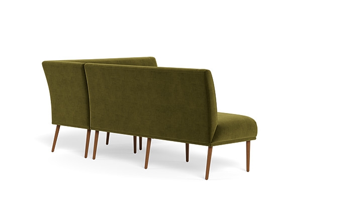Dorian Upholstered Right Banquette with Tufting Option - Image 2