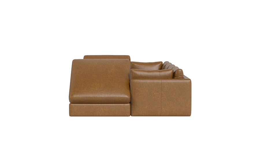 Tatum Leather Modular U-Chaise Sectional - Image 3