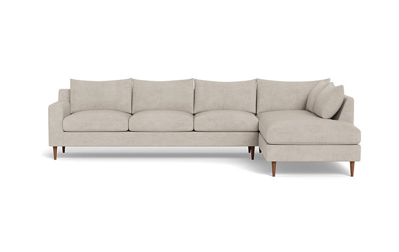 Sloan 4-Seat  Bumper Sectional - Image 0