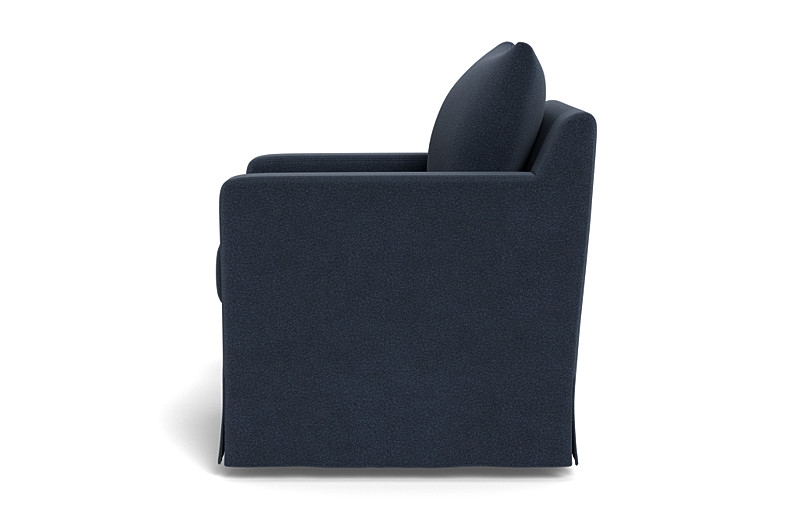 Sloan Slipcovered Swivel Chair - Image 1