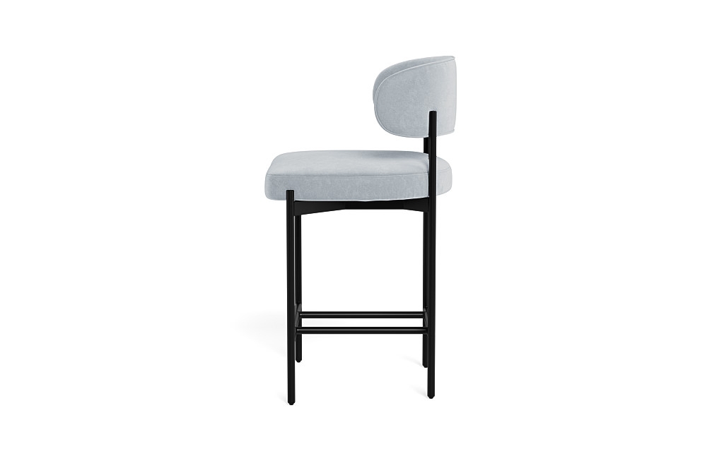Hollis Metal Framed Upholstered Counter Stool - Image 2