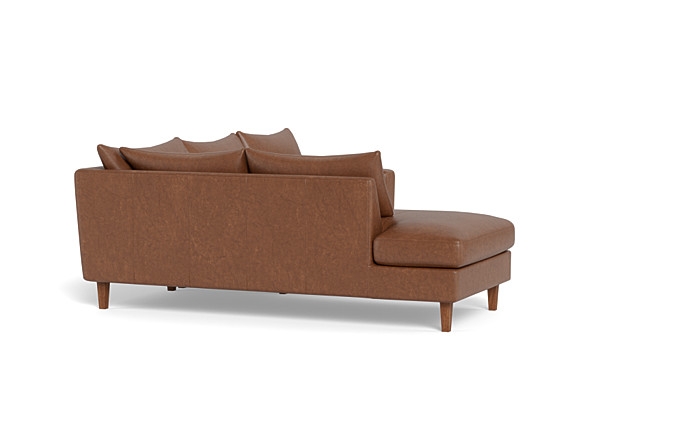 Sloan Leather 3-Seat  Bumper Sectional - Image 3