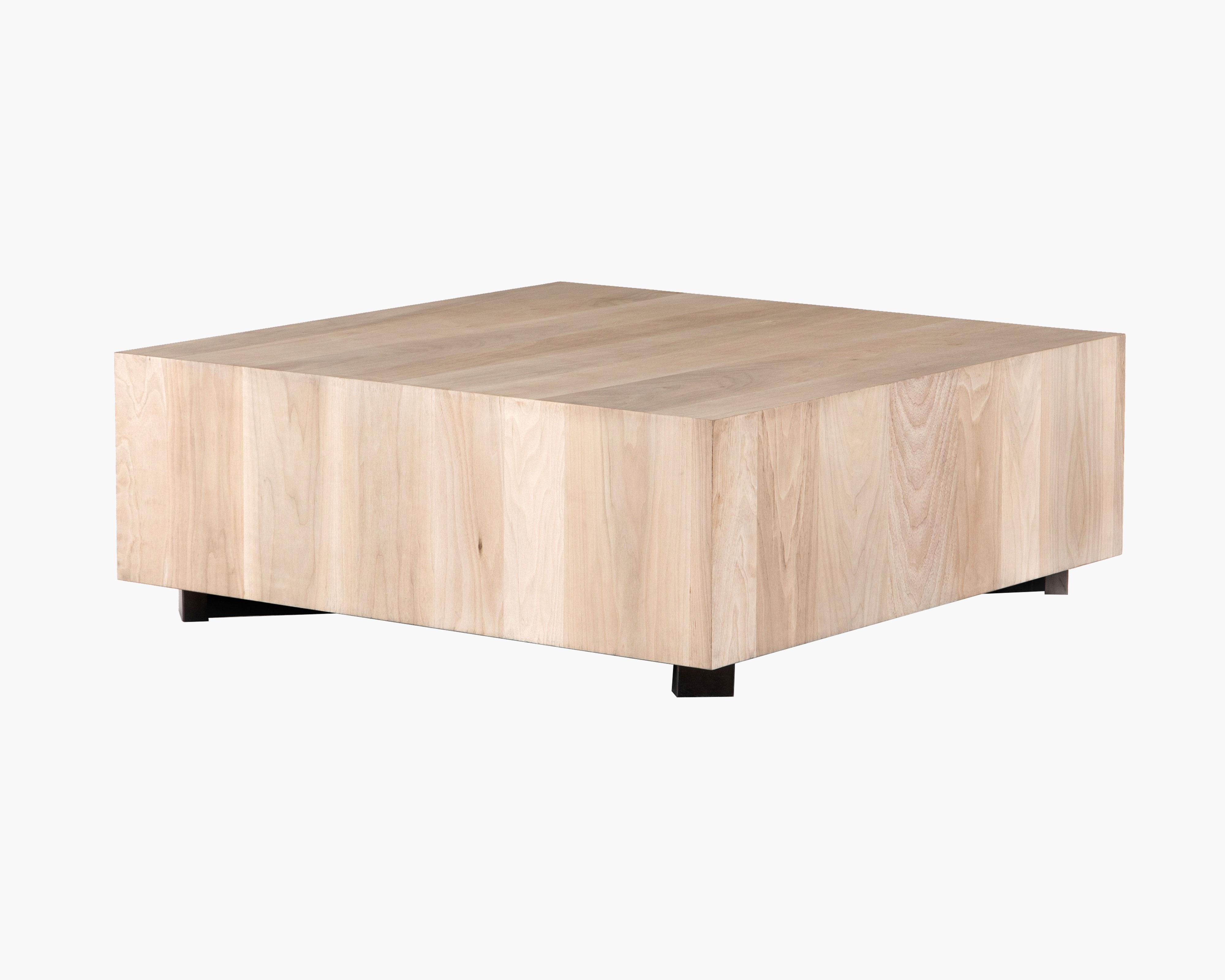 Felix Square Natural Walnut Coffee table - Image 0