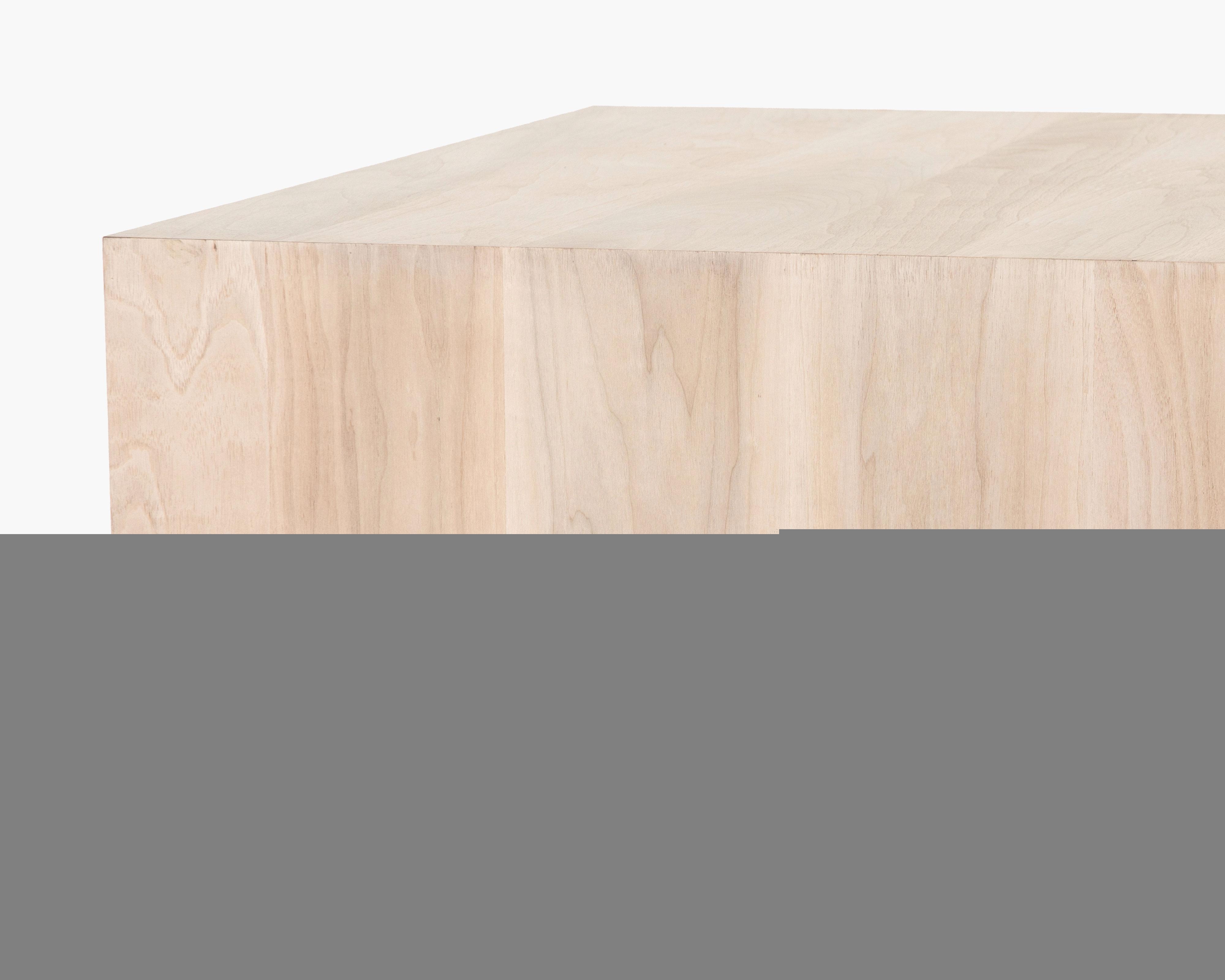 Felix Square Natural Walnut Coffee table - Image 5